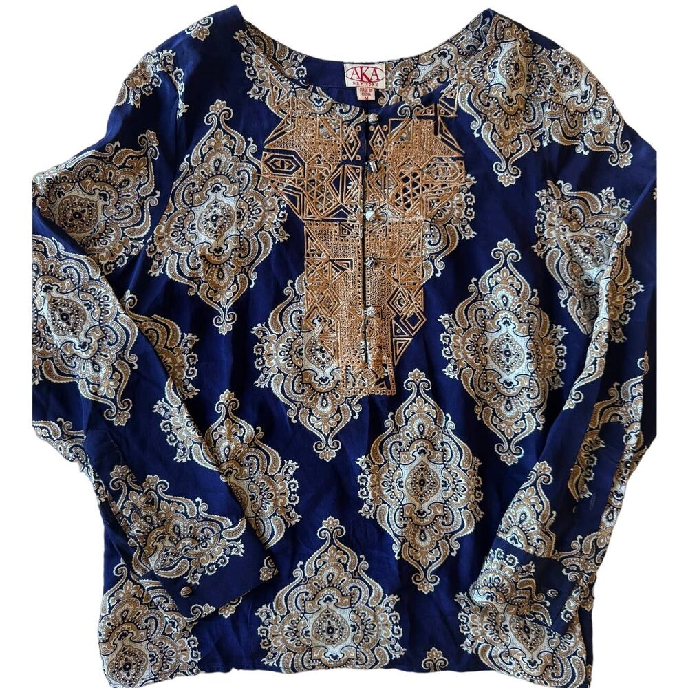 AKA New York 100% Silk Shirt